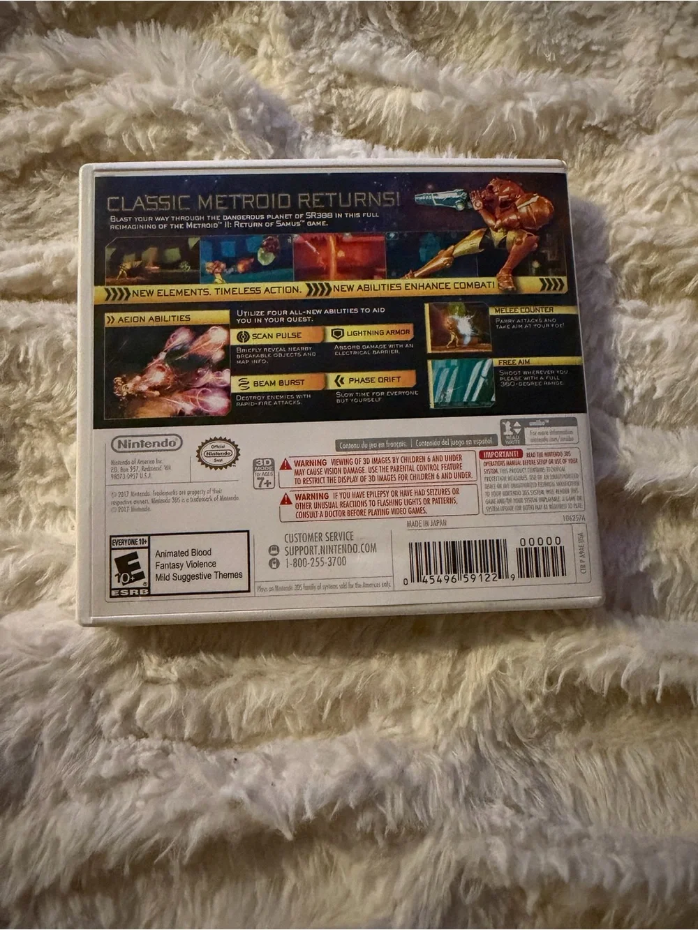 Nintendo Metroid: Samus Returns – Gold and Black Cover (3DS)
